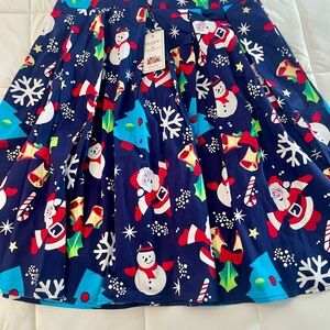 New! Women’s Fun~Festive~Colorful         Holiday Skirt